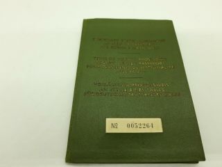 1949 Germany Amg Passport Reisepass Issued In Dusseldorf To France Saar Revenue