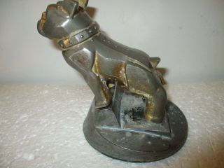 Vintage Mack Bulldog Hood Ornament W/stand 87931