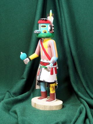 Hopi Kachina Doll - The Blue Bear Kachina By Conrad Torivio -