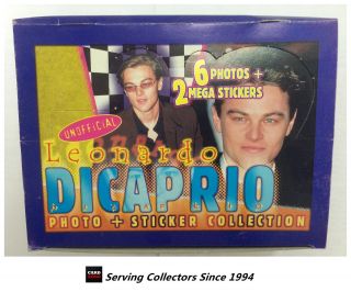 Entertainment Trading Cards Box: Leonardo Dicaprio Photo Card,  Sticker Box (36)