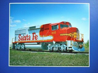 Gm/emd Electro - Motive Santa Fe Gp60m Locomotive - Builder 