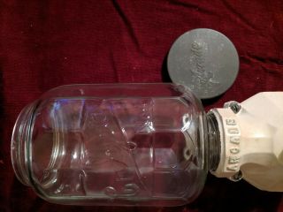 ANTIQUE CRYSTAL NO.  4 ARCADE CAST IRON COFFEE MILL GRINDER 1900 Rare WOW 5