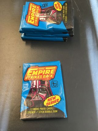 Star Wars Empire Strikes Back Movie Card Pack (five Packs)