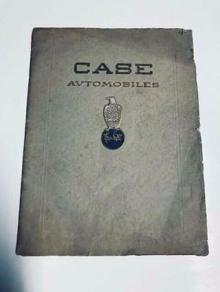 1911 Rare J I Case Threshing Machine Co.  Case Automobile Brochure Racine Wi