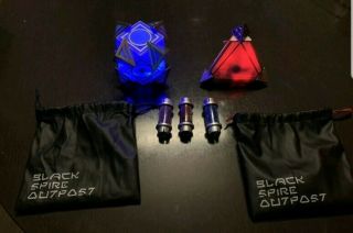 Disneyland Star Wars Galaxy’s Edge Sith & Jedi Holocrons With 3 Kyber Crystals