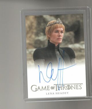 Game Of Thrones Inflexions Lena Headey Autograph Card