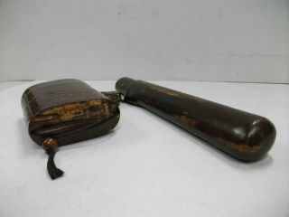 Woodenness long pipe case.  (KISERU) Smoking Pipes.  Japanese antique. 3