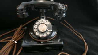 Antique Western Electric B1 Cradle Telephone W/ Base