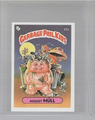 Rare 1985 Garbage Pail Kids German Test Set Series 1 22a August MÜll Os1