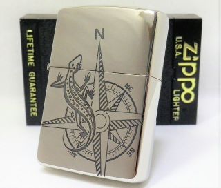 Marlboro Lizard Compass ZIPPO Unfired 1994 Rare  44180110 2