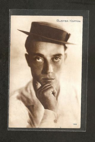 Buster Keaton Postcard Vintage Real Photo 1920s