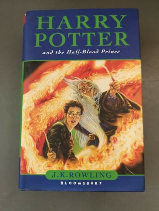 Harry Potter And The Half - Blood Prince First Edition With Misprint Page 99 Rare
