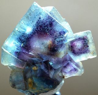 Find Natura Rare Turquoise Blue Echelonment Fluorite Mineral Specimen/china
