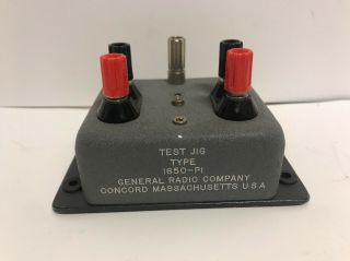 Vintage General Radio Co Test Jig Type I650 - Pi