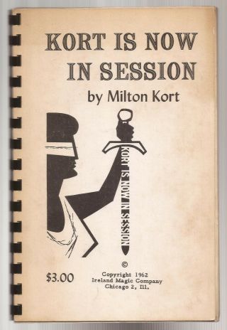 Kort Is Now In Session By Milton Kort 1962 - Milt - Steranko Illustrations