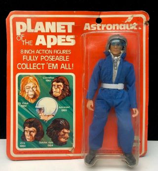 Planet Of The Apes Astronaut 8 Inch Action Figure Mego 1967 Apjac Productions