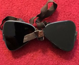 Vintage Green Triangle Safety Goggles