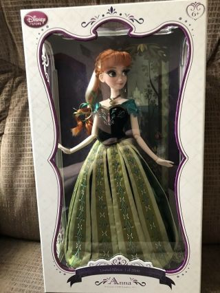 Disney Store Coronation Anna Limited Edition 17 Inch Doll From Frozen