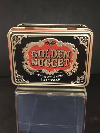 Golden Nugget Casino Playing Cards Type 6 With Tin Awesome 3