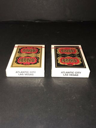 Golden Nugget Casino Playing Cards Type 6 With Tin Awesome 7