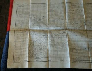 1880 THE HANDY STAR MAP – SIR WILLIAM PECK (ASTRONOMY) RARE 4