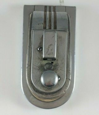 Vintage 1930 ' s Ronson Touch Tip Streamlined Lighter Cream Color 5
