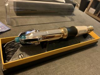 Rare Doctor Who Sonic Screwdriver 11th Doctor Gold & Silver Edition By The Wand