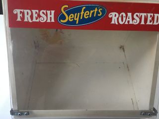 Vtg 1940s Seyferts Fresh Roasted Peanut Warmer Store Bar Pos Display