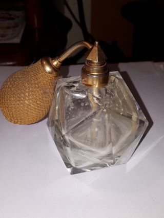 Vintage BACCARAT (??) Houbigant Essence Rare Perfume Bottle Atomizer 2