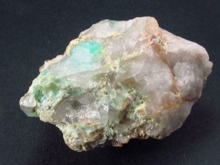 Ajoite In Quartz Crystal From South Africa - 2.  0 "