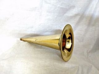 Full Brass Edison Horn Columbia Cylinder Phonograph Horn 14 " Standard Shade
