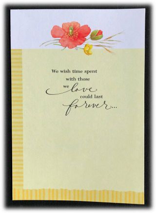 Marjolein Bastin We Wish Time Spent With Those We Love Forever Sympathy Card