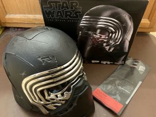 Star Wars The Black Series Kylo Ren Voice Changer Helmet With Box
