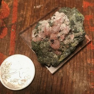 Copper in Calcite D136 Caledonia Mine Michigan Crystal Mineral Specimen 2