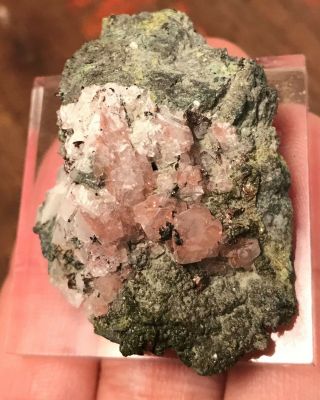Copper in Calcite D136 Caledonia Mine Michigan Crystal Mineral Specimen 3