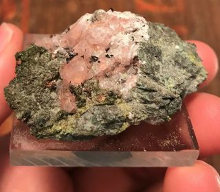 Copper in Calcite D136 Caledonia Mine Michigan Crystal Mineral Specimen 6