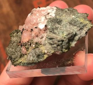 Copper in Calcite D136 Caledonia Mine Michigan Crystal Mineral Specimen 7