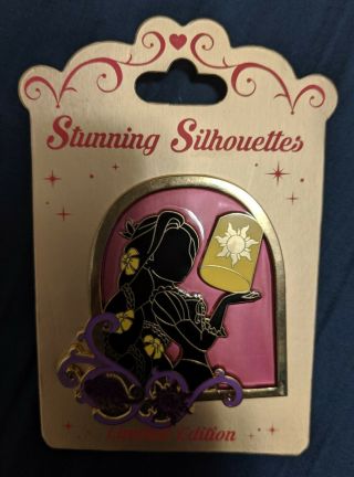 Rapunzel Stunning Silhouette Pin Le 300 Tangled Disney Store