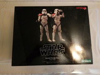Kotobukiya Artfx 1/10 Scale Star Wars Sandtrooper Two Pack Read Desc.