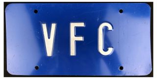 Connecticut 1980s State - Made Personalized Front Booster License Plate Vfc