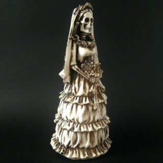 Catrina Figurine Bride Mexican Day of the Dead Folk Art 2