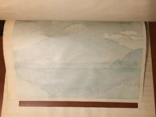 Shoji Lake Mt Fuji Tsuchiya Koitsu Shin Hanga Japanese Woodblock Print 1930s 7
