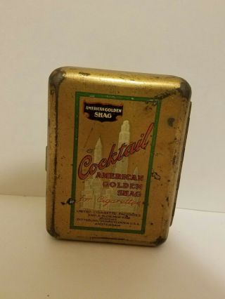 Cocktail American Gold Shag Tobacco Tin