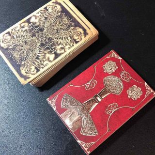 Kalevala Standard,  Limited Playing Cards by Guru - Limited,  Rare,  Gilded 3