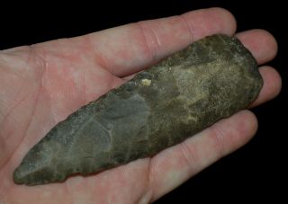 Archaic Knife Osage Co Oklahoma Indian Arrowhead Artifact Collectible Relic