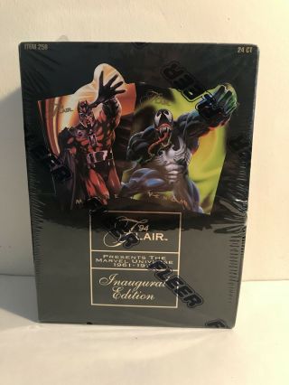 1994 Fleer Flair Marvel Universe Trading Cards Inaugural Edition Box