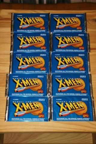 10x Skybox Marvel Comics X - Men Series Ii Trading Cards - Booster Packs