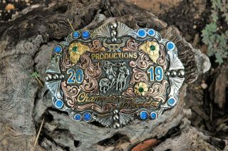 Champion Trophy Rodeo Buckle - Champion Header - 2019