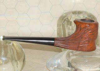 Carved Sitter IMPORTED BRIAR Special Mechanism Bottom Push up TOBACCO PIPE 516 2