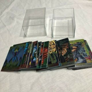 1995 Fleer Ultra Marvel X - Men Chromium Trading Card Set 98 / 100 Cards Missing 2